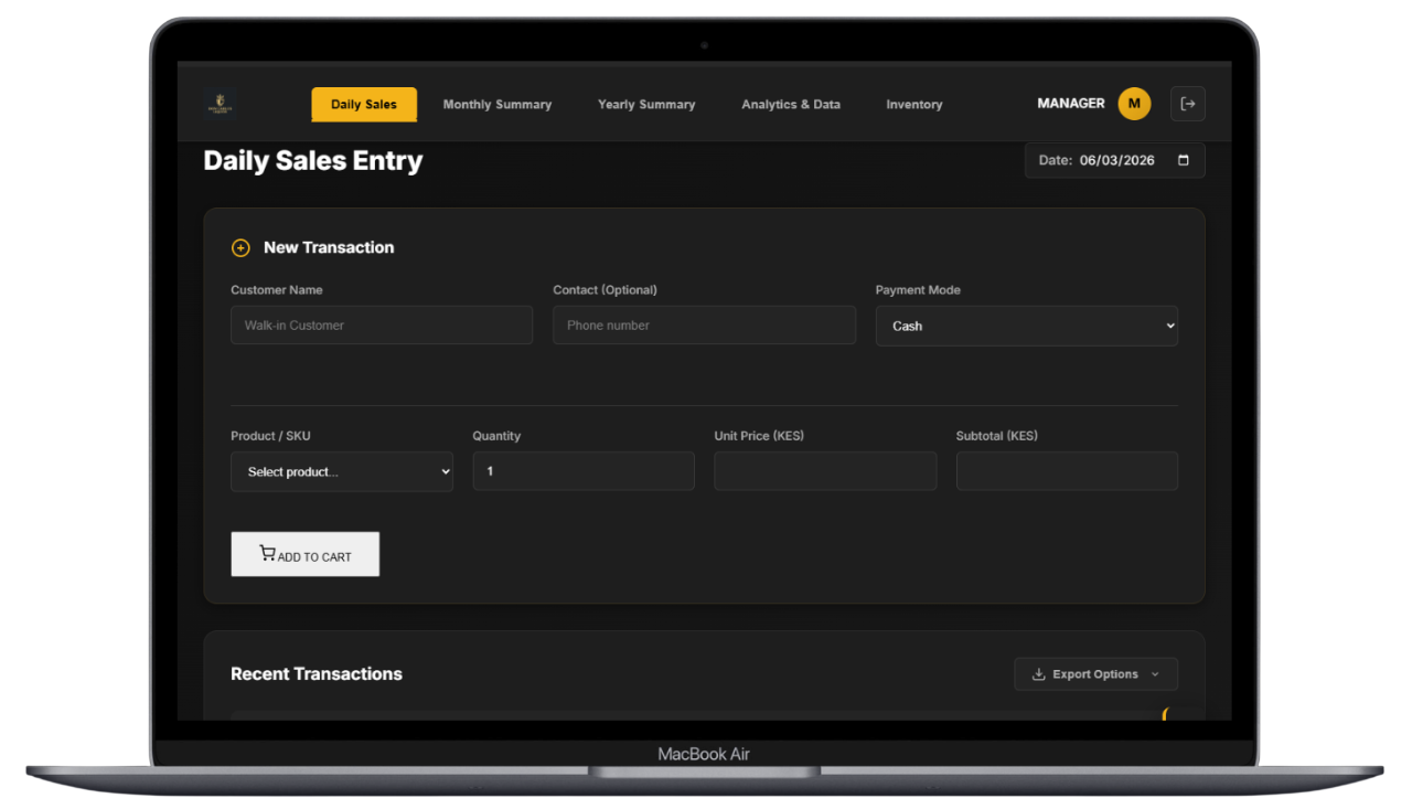 Don Carlos POS System